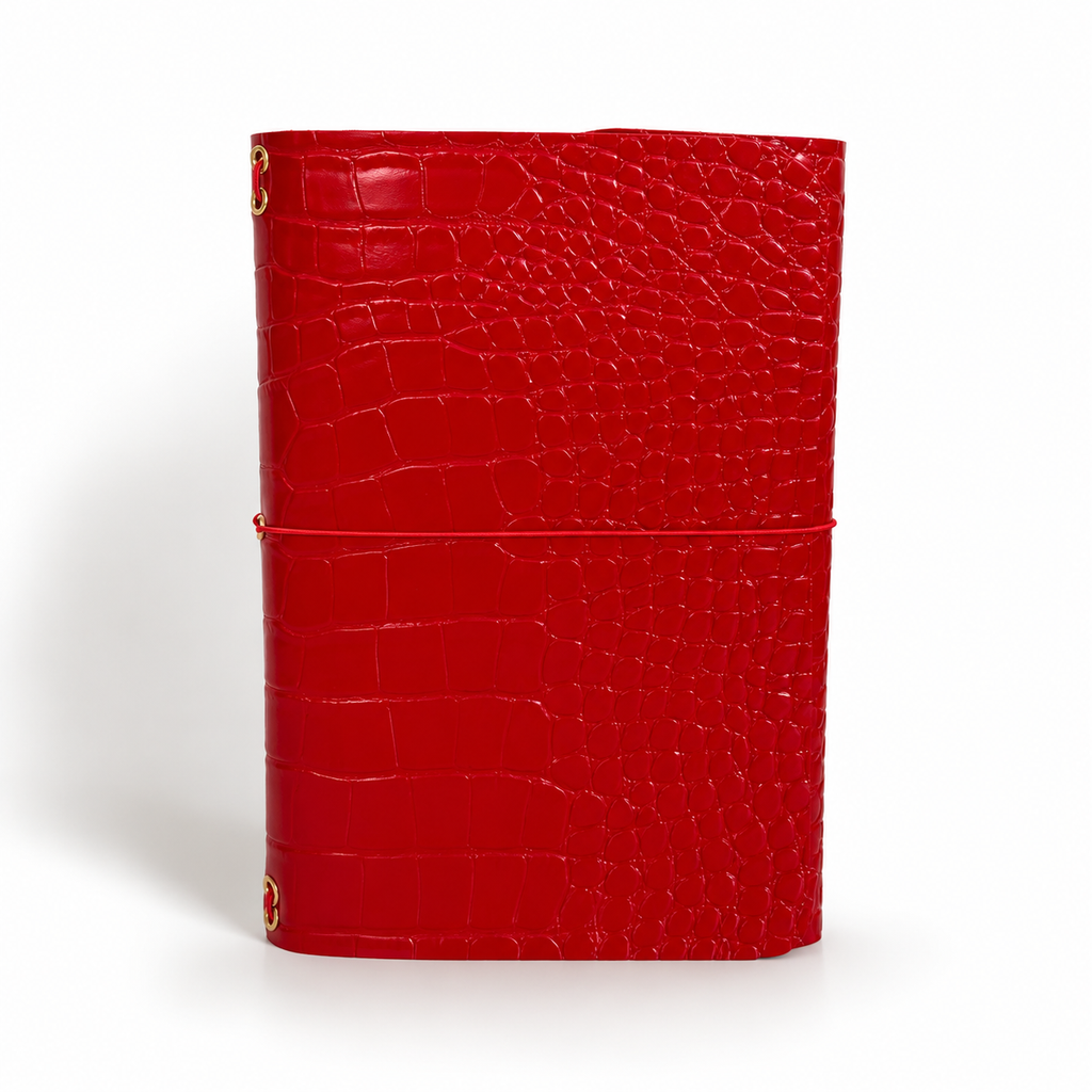 A5 Red Crocodile