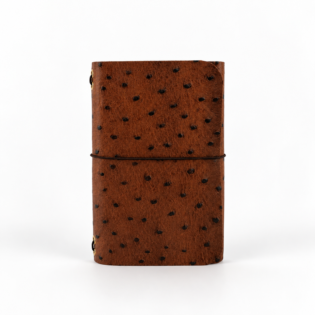 A6 Brown Ostrich