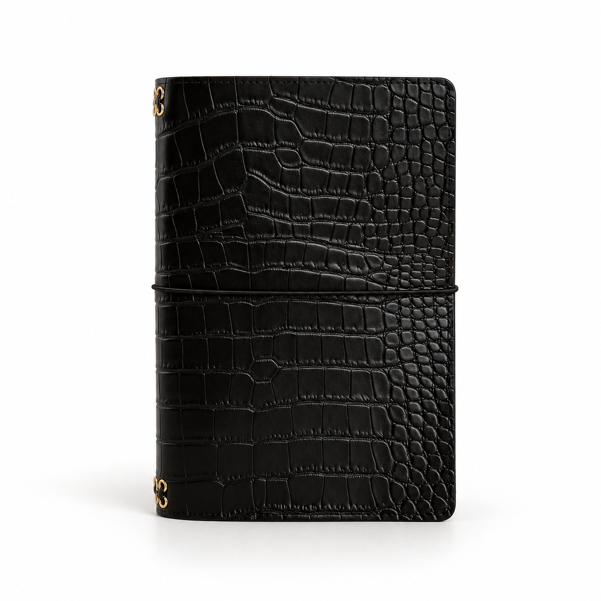 A5 Black Crocodile