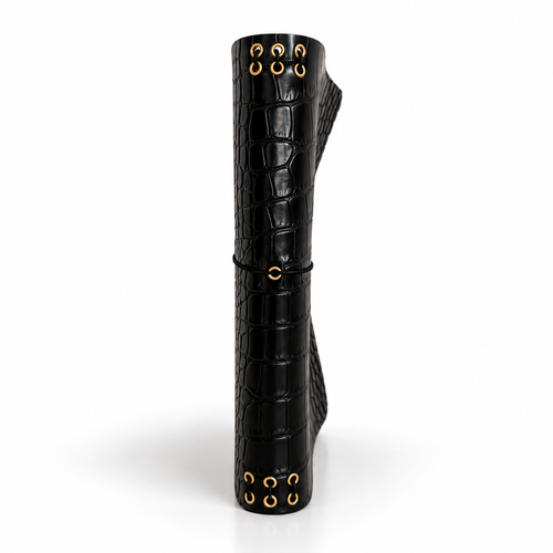 A5 Black Crocodile